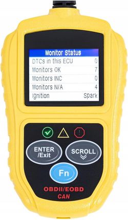Msw Tester Skaner Diagnostyczny Do Samochodów Obd2 8-18 V Vin / Id Cvn Pcm Ecu 10062387 - zdjęcie 3