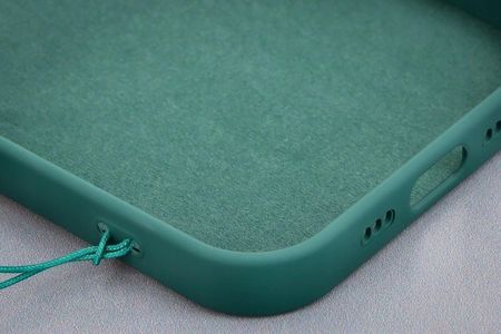Bizon Etui Case Silicone Magsafe Do Apple Iphone 13 Ciemnozielone - zdjęcie 5