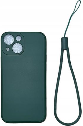 Bizon Etui Case Silicone Magsafe Sq Do Apple Iphone 13 Mini Ciemnozielone - zdjęcie 5