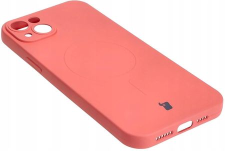 Bizon Etui Case Silicone Magsafe Do Apple Iphone 14 Plus Brudny Róż - zdjęcie 2