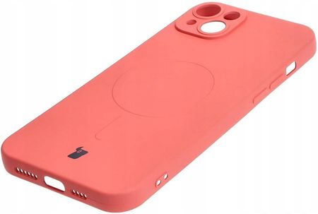 Bizon Etui Case Silicone Magsafe Do Apple Iphone 14 Plus Brudny Róż - zdjęcie 6