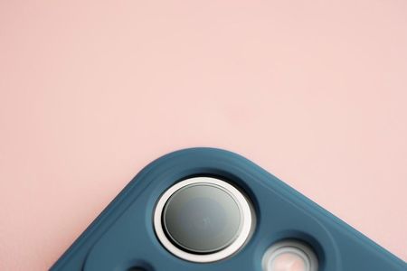 Bizon Etui Case Silicone Ring Sq Do Apple Iphone 15 Plus Granatowe - zdjęcie 4