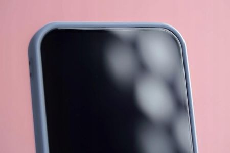 Bizon Etui Case Silicone Ring Sq Do Apple Iphone 15 Plus Szare - zdjęcie 5