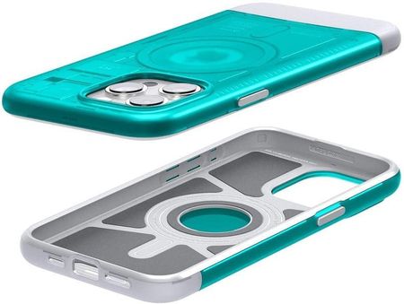 Spigen Etui Classic C1 Mag Magsafe Do Iphone 15 Pro Turkusowe - zdjęcie 2