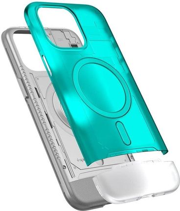Spigen Etui Classic C1 Mag Magsafe Do Iphone 15 Pro Turkusowe - zdjęcie 3