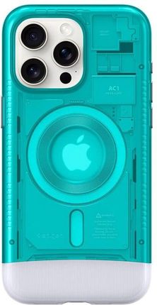 Spigen Etui Classic C1 Mag Magsafe Do Iphone 15 Pro Turkusowe - zdjęcie 5
