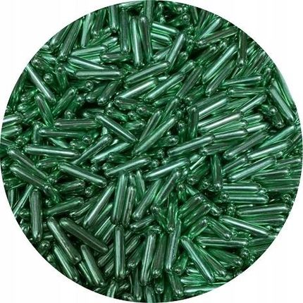 Admaj Posypka Cukrowa Macaroni Zielona Ozdobna Do Wypieków Pałeczki 30g - zdjęcie 2