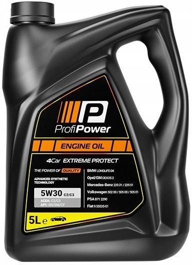 Olej Silnikowy Profipower 4Car Extreme Protect 5W30 C2 C3 5l Opinie I