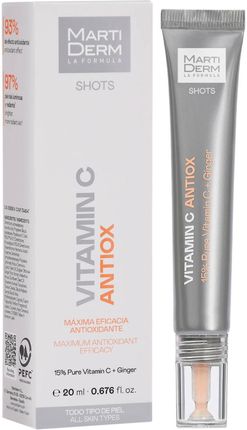 Martiderm Shots Vitamin C Antiox Skoncentrowane Serum Antyoksydacyjne Do Twarzy 20Ml - zdjęcie 2