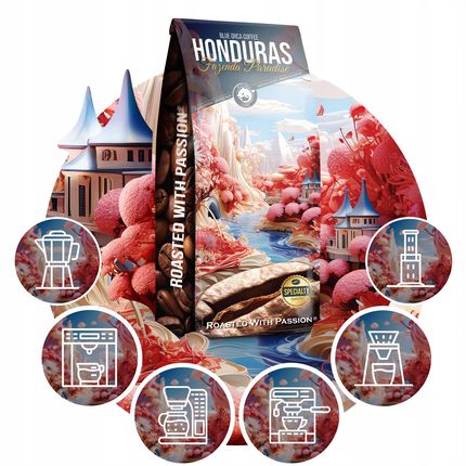 Blue Orca Coffee Honduras Fazenda Paradiso Fusion Edition Ziarnista 1kg - zdjęcie 2