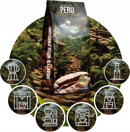 Blue Orca Coffee Peru Fazenda Verde Fusion Edition Ziarnista 1kg - zdjęcie 3