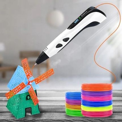 DŁUGOPIS 3D PEN DRUKARKA ZESTAW 3 GENERACJA 2023 + WKŁADY 300M PREZENT - zdjęcie 3