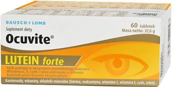 Valeant Pharmaceuticals Ocuvite Lutein Forte Tabl Opinie I Ceny Na