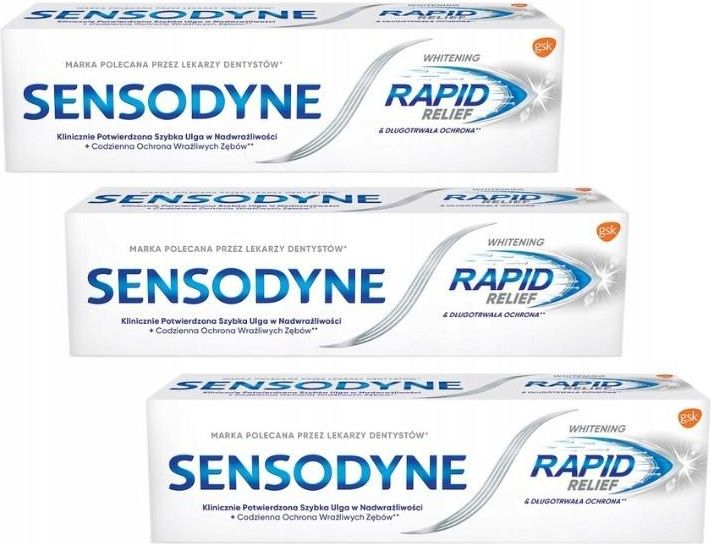 Sensodyne Odbudowa I Ochrona Whitening Pasta Do Nadwra Liwych Z B W Z