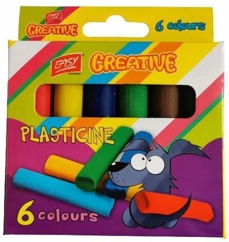 Zdjęcie Easy Stationery Plastelina Col-006 6 Kolorów - Środa Wielkopolska
