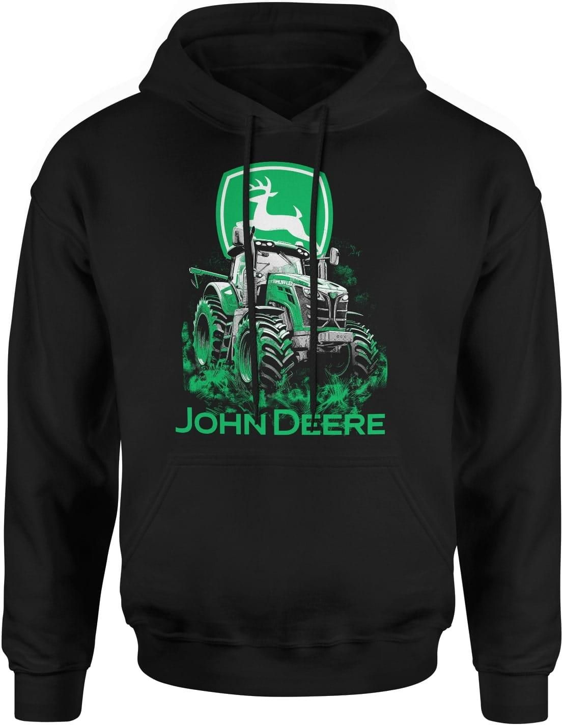 John Deere Traktor M Ska Bluza Z Kapturem Xxl Czarny Ceny I Opinie