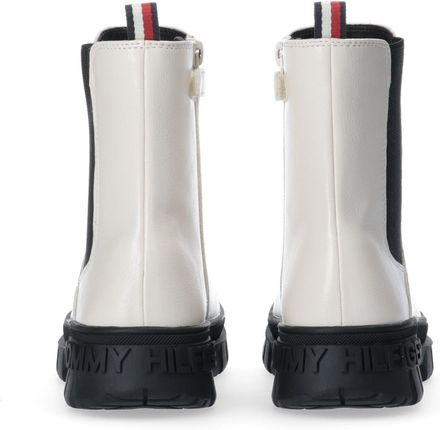 Tommy Hilfiger damskie botki BOOTIE IVORY T3A5-33058-1355101-101 - zdjęcie 3
