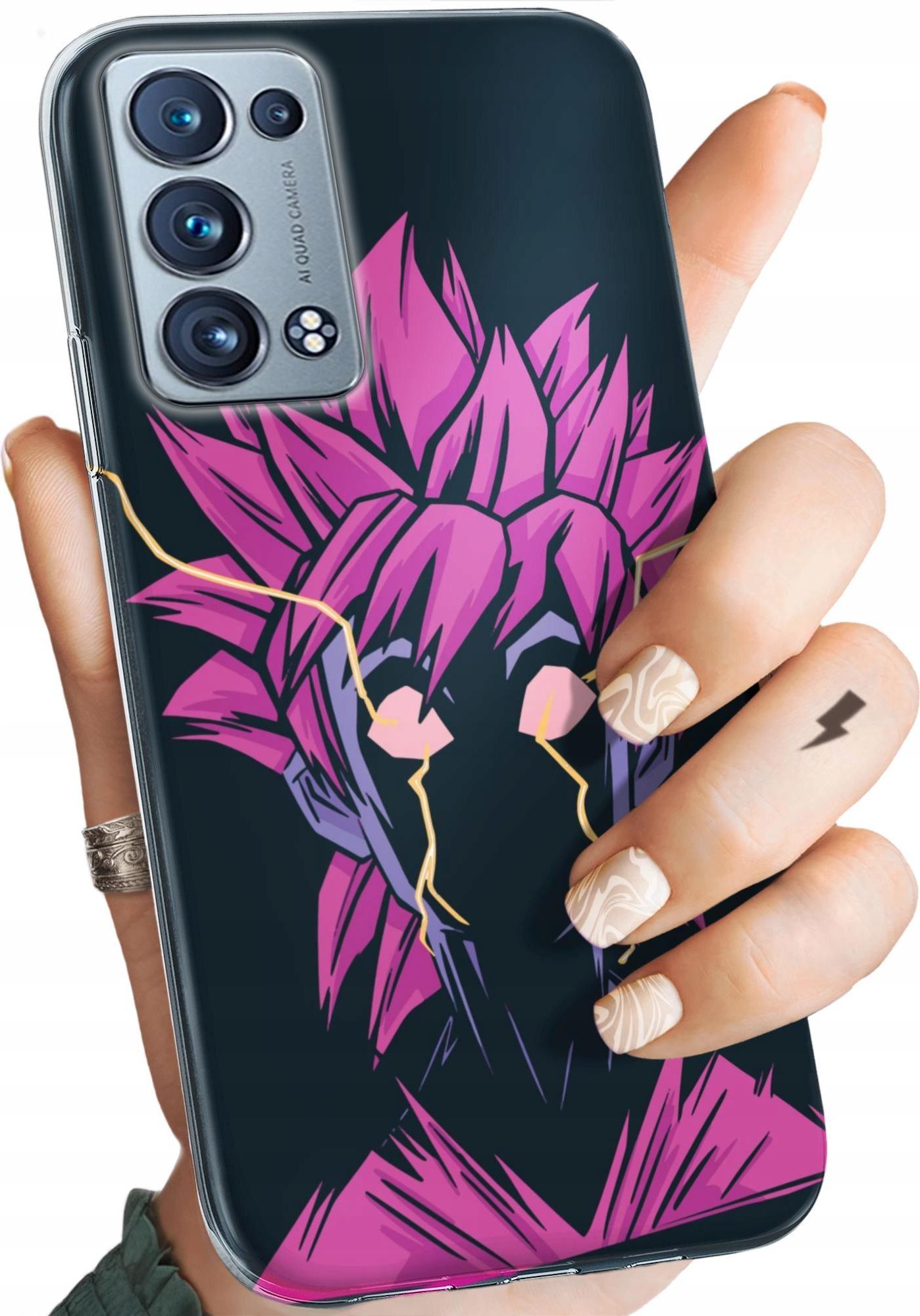 Hello Case Etui Do Oppo Reno 6 Pro Plus 5G Manga Anime Etui Na