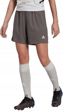 Spodenki damskie adidas Entrada 22 szare HH9995 - zdjęcie 2