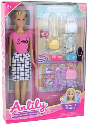 Leantoys Zestaw Lalka Anlily Torebki Do Stylizacji - zdjęcie 4