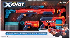 Zdjęcie Zuru X Shot Zestaw Wyrzutni Excel Combo Hawk + Xcess Fury 4 Micro - Jelenia Góra