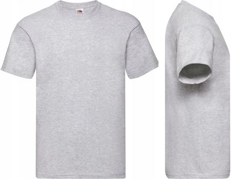 T-shirt Koszulka Fruit Of The Loom heath. grey L - zdjęcie 3