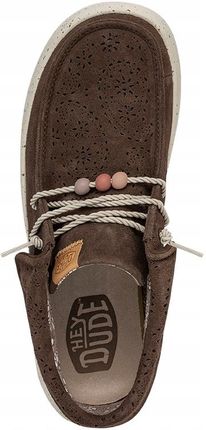 Damskie Buty Botki Trzewiki Zimowe Skórzane HeyDude Wendy Peak Fold Boot 36 - zdjęcie 6