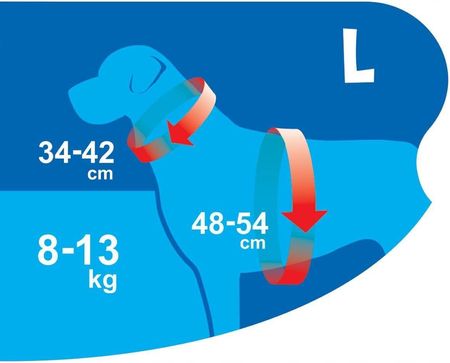 Happet Szelki Air Comfort L Czerwone - zdjęcie 5
