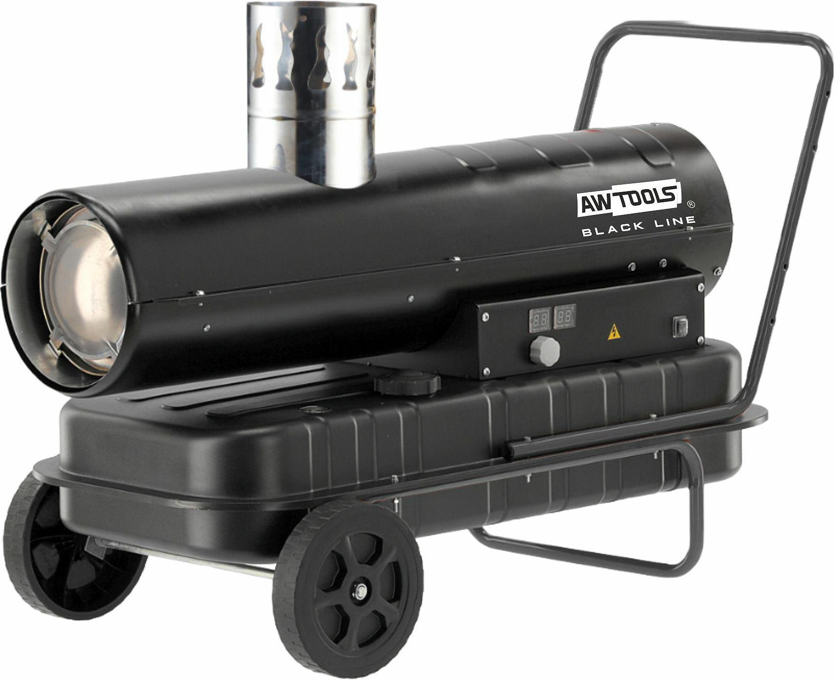 Zdjęcie AWTools AW85773BL nagrzewnica olejowa z odprowadzaniem spalin 30kW HD30C - Siechnice