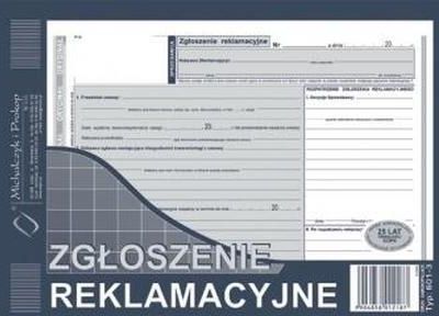Zdjęcie Michalczyk I Prokop Zgłoszenie Reklamacyjne 601-3 - Ostroróg