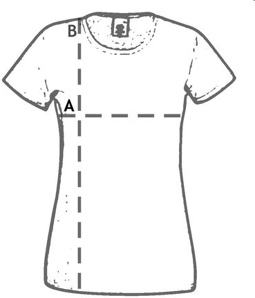 Damska Koszulka T-shirt Fruit Of The Loom L - zdjęcie 3