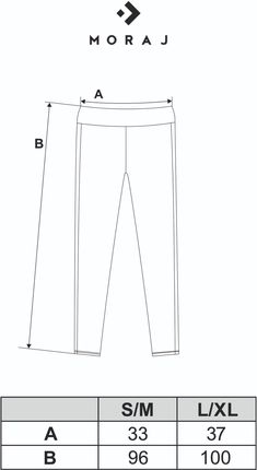 Damskie Legginsy Prążkowane Z Wysokim Stanem Ocieplane Moraj Modne L/XL - zdjęcie 5