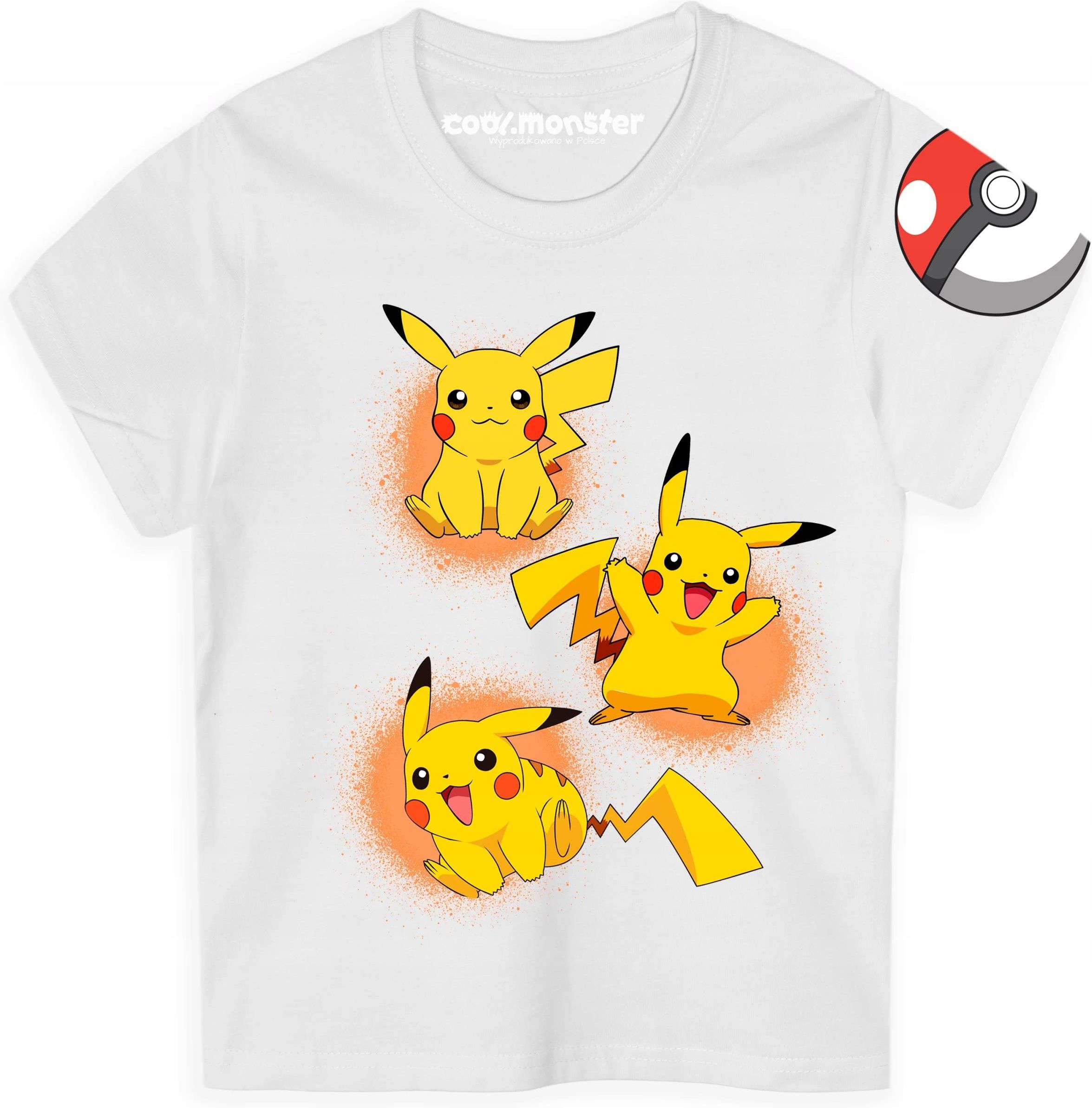 Pokemon Pikachu Koszulka T Shirt Dziecięcy Premium Ceny i opinie