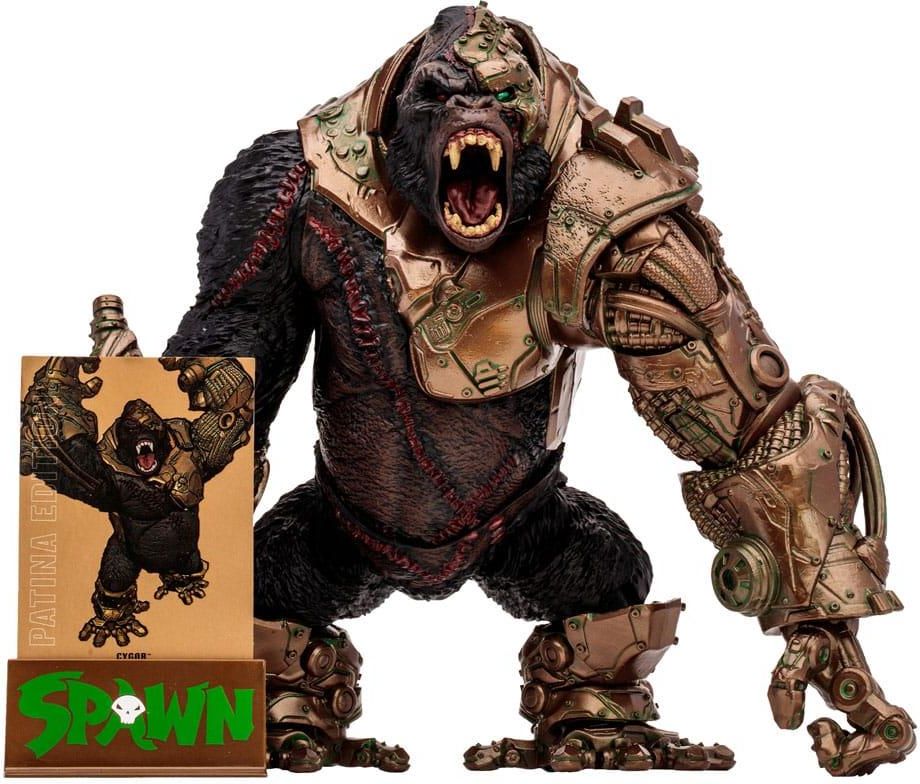 Mcfarlane Toys Spawn Megafig Action Figure Cygor Patina Edition Gold