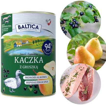 Baltica Mono Kaczka Z Gruszką 6X400G - zdjęcie 2