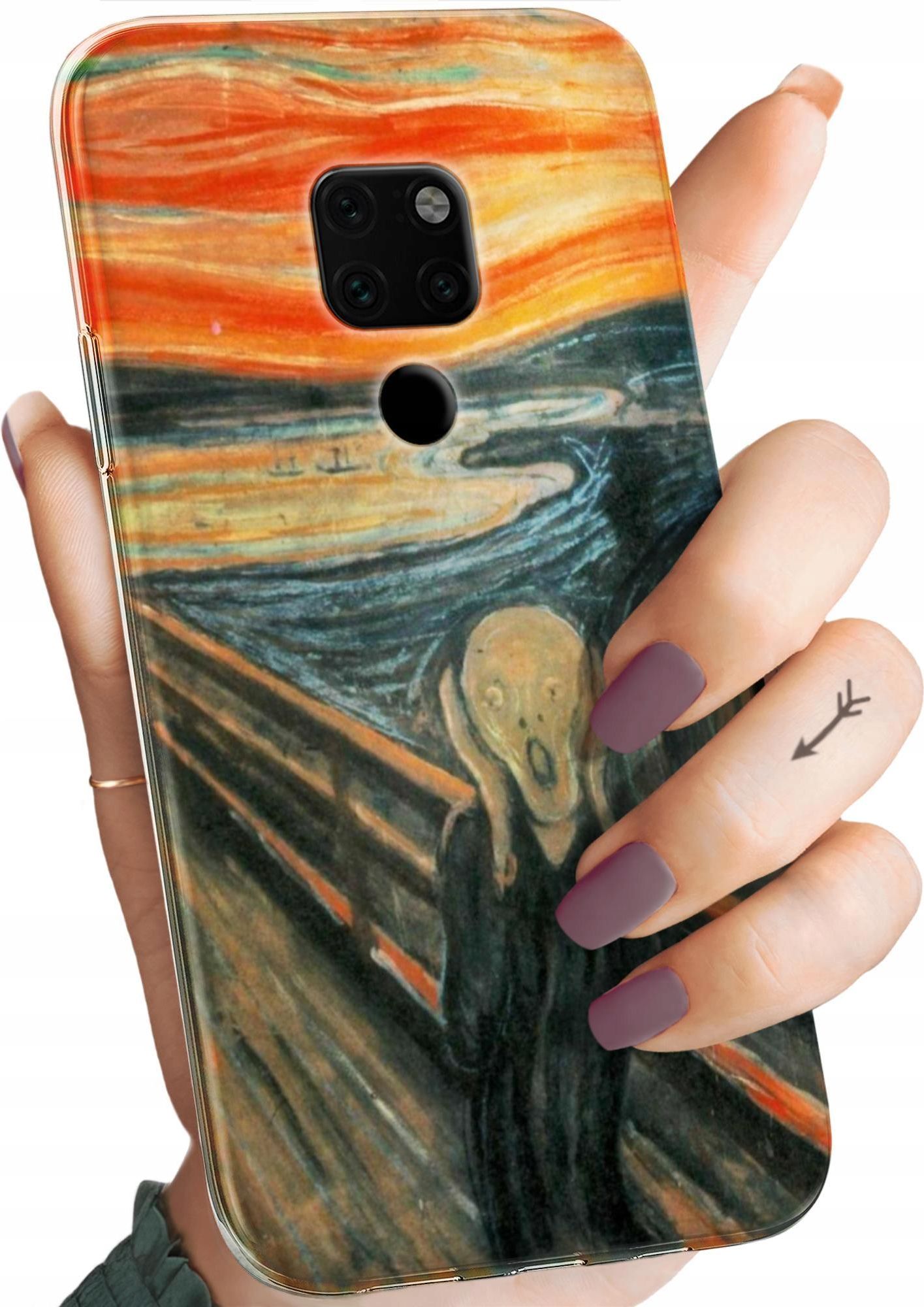 Hello Case Etui Do Huawei Mate Edvard Munch Krzyk Malarstwo Obudowa