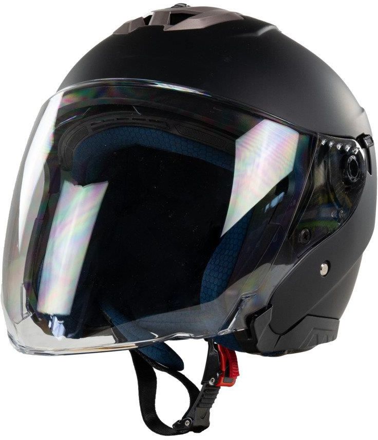 Kask motocyklowy Bili Bike Otwarty Bb586 Z Blendą Czarny Mat Opinie i