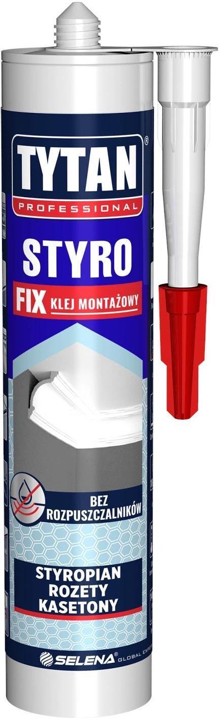 Tytan klej montażowy STYRO FIX do styropianu biały 290 ml Opinie i