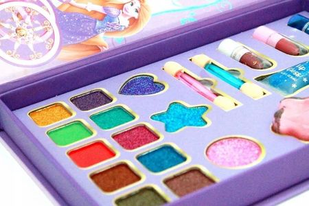 Kinderini Zestaw Do Malowania Kosmetyki Makijaż Dla Dzieci Paletka Cienie Make Up - zdjęcie 5