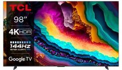 Zdjęcie Produkt z Outletu: TCL 98P745 98" LED 4K 144Hz Google TV Dolby Vision Dolby Atmos HDMI 2.1 - Szczawno-Zdrój