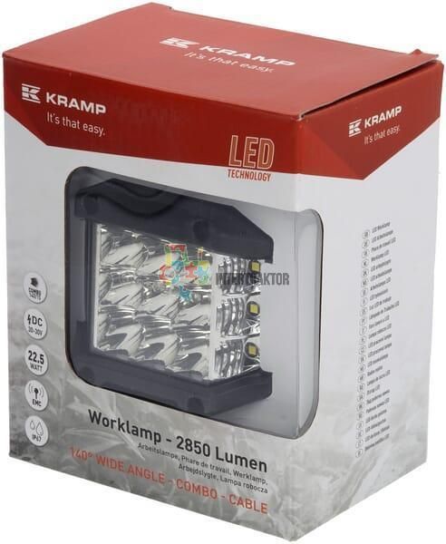 Lampa robocza LED kwadratowa 22 5W 2850 lm 10 30V światło krótkie z