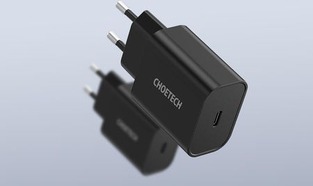 Choetech Ładowarka Sieciowa Q5004 Eu Usb C 20W Czarna - zdjęcie 3