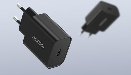 Choetech Ładowarka Sieciowa Q5004 Eu Usb C 20W Czarna - zdjęcie 2