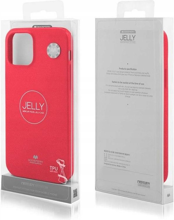 Vegacom Etui Mercury Jelly Do Samsung S21 Ultra Różowy Etui na