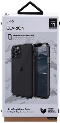 Uniq Etui Clarion Do Apple Iphone 11 Pro Czarny - zdjęcie 2