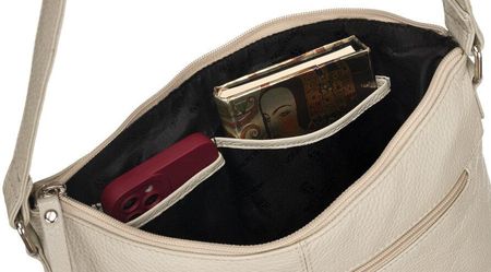 Torba skórzana+portfel PTN D73-DS Light Beige - zdjęcie 2