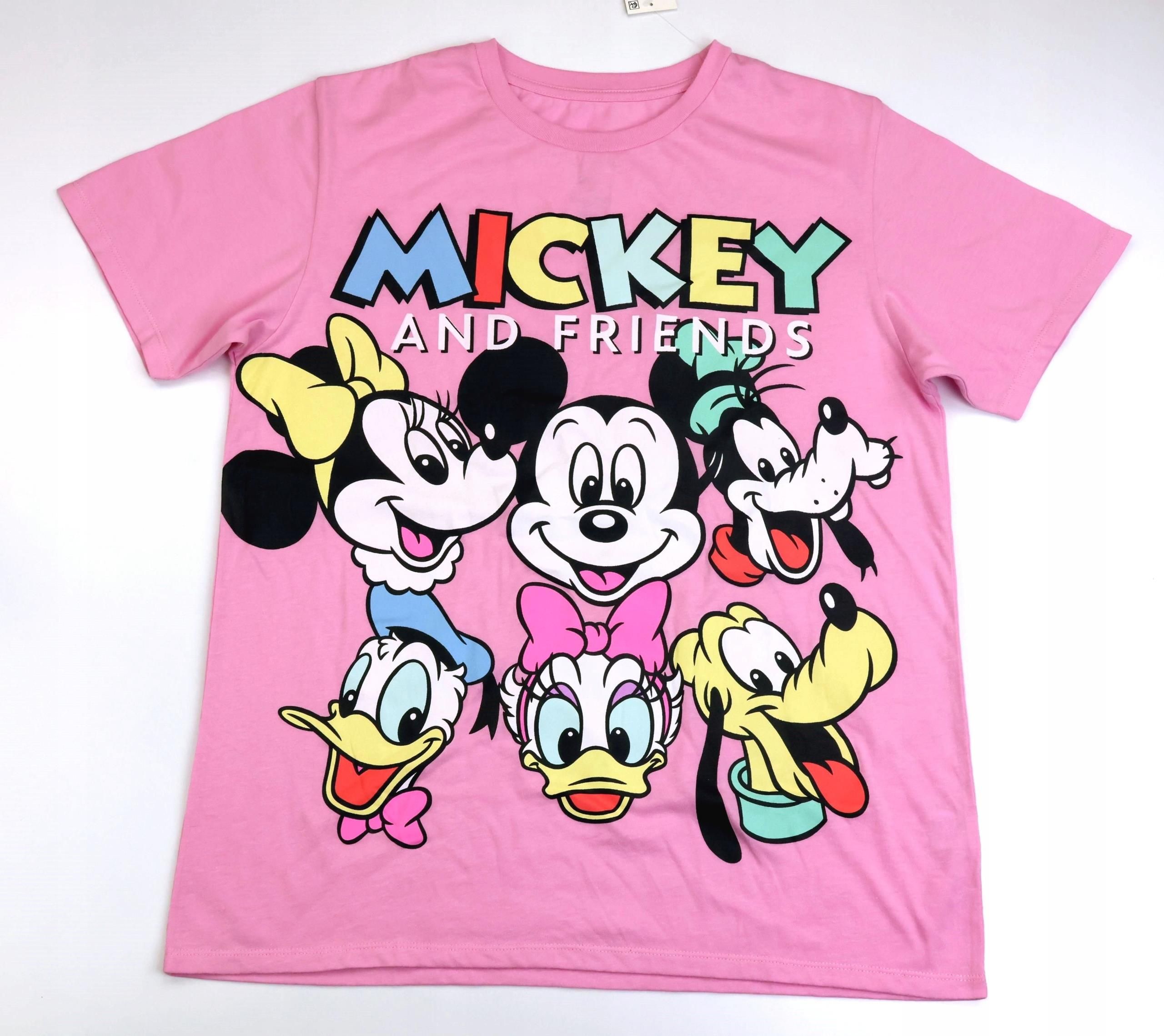 Disney Myszka Mickey Miki I Przyjaciele Koszulka Damska T Shirt R