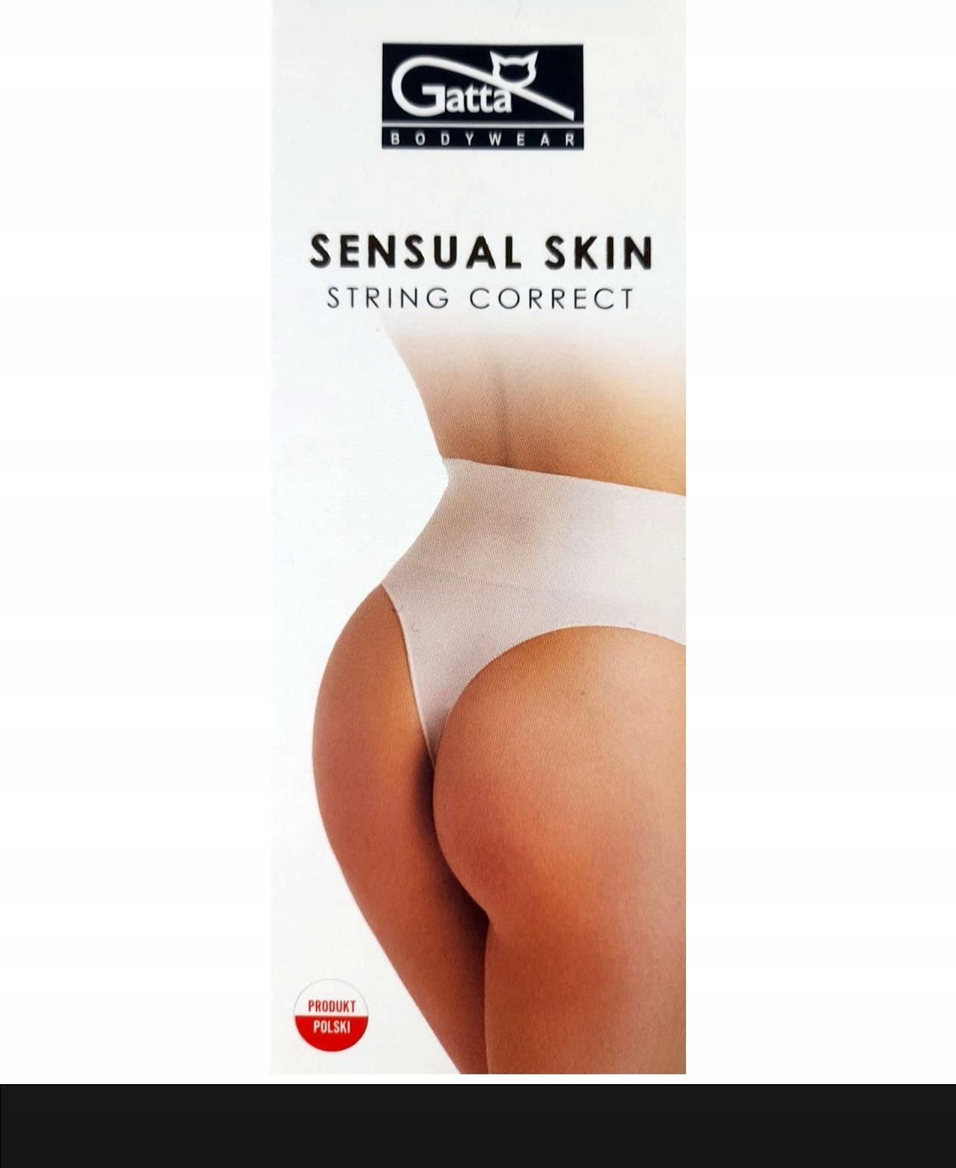 Gatta String Correct Sensual Skin K Black R M Ceny I Opinie Ceneo Pl