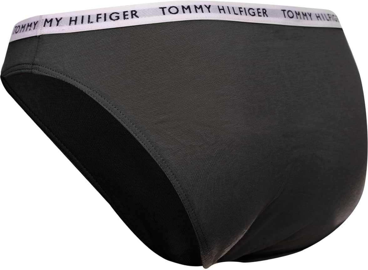 TOMMY HILFIGER BIKINI DAMSKIE MAJTKI 3P CZARNE BRĄZOWE RÓŻOWE