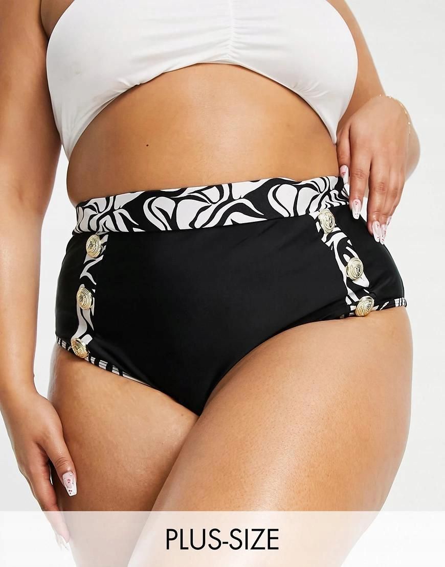 Od Bikini Guziki I87 NF4 56 River Island Plus Dół Ceny i opinie